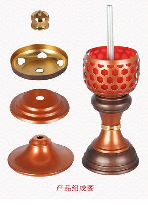 海峰三寶富貴神社燈佛教用品供燈蓮花燈佛供燈酥油燈長明燈佛燈